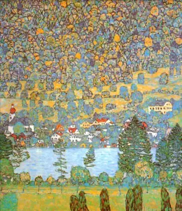 Mountain Slope at Unterach Gustav Klimt